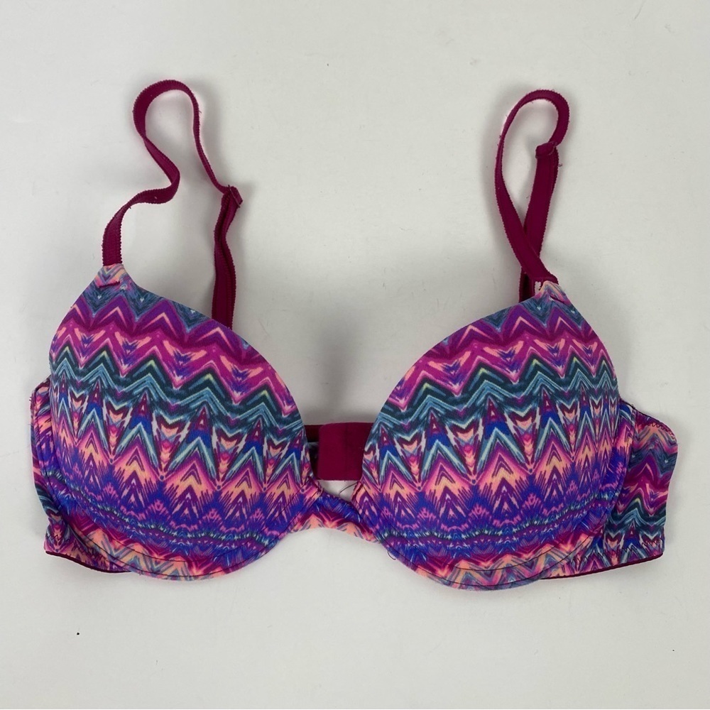 PINK Victoria's Secret Wear Everywear Demi Printed Bra 32B